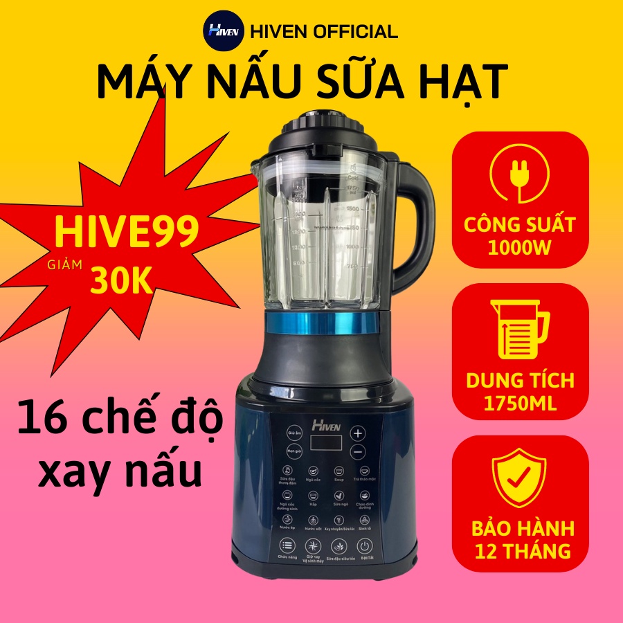 MÁY LÀM SỮA HẠT ĐA NĂNG, MÁY NẤU SỮA HẠT CHẤT LƯỢNG CAO CHÍNH HÃNG HOT NHẤT 2022 – BẢO HÀNH 12 THÁNG