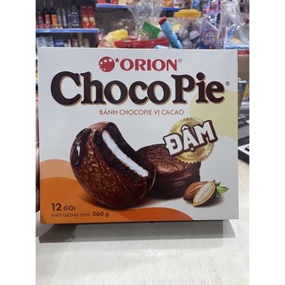 [ Shop ăn vặt ] - Bánh Orion Chocopie Đậm Hộp360g 12 Chiếc