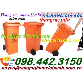 Thùng rác 120 lít