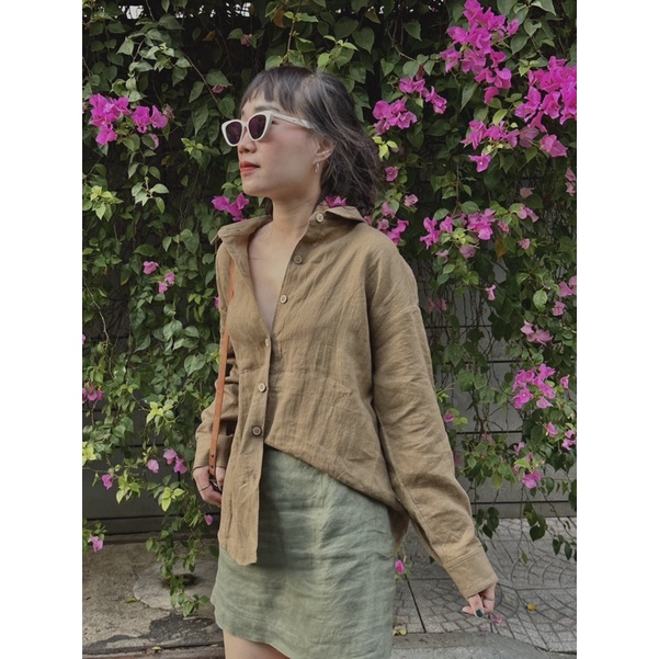 Áo Sơ Mi Tay Dài - Linen - Blair Shirt - PHUTA