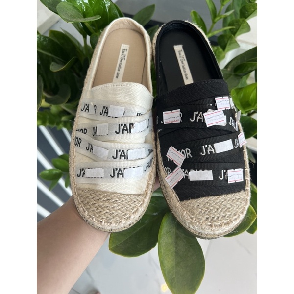 Sục nữ đế cói siêu nhẹ ,giày sục DO hộp xanh .TT-Shoes