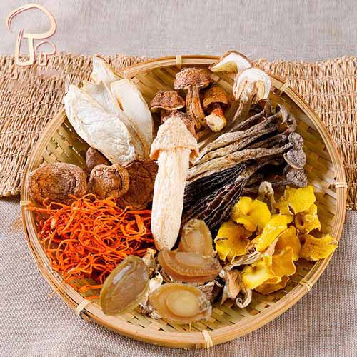 Gói hầm 11 loại nấm và bào ngư khô đại bổ
