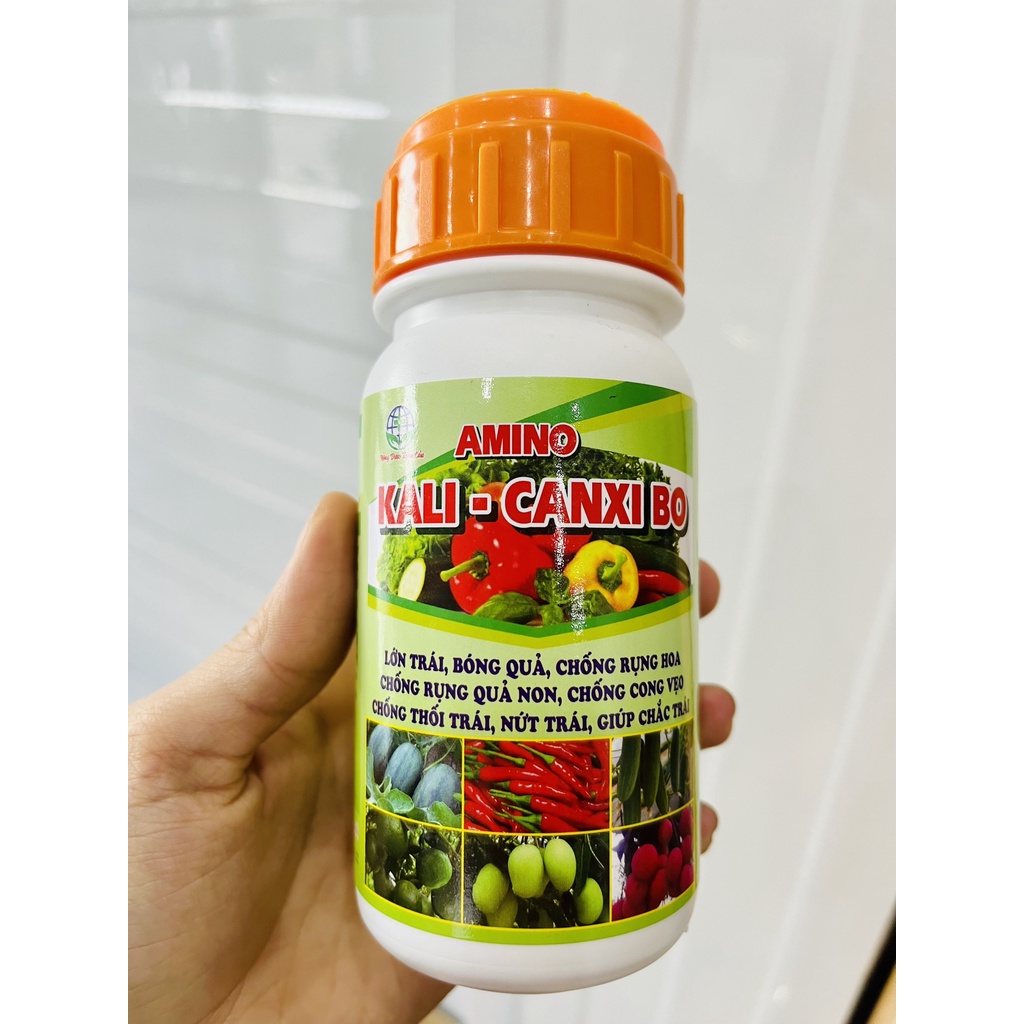 Nano Kali - Canxi Bo (250ml) - Chống rụng quả non, tăng cường độ ngọt cho quả, to, bóng quả