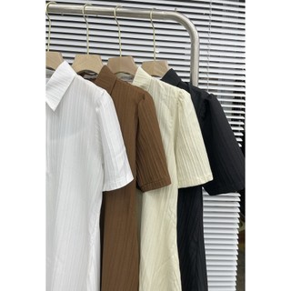 Đầm polo dáng dài kèm váy dây lụa (ảnh thật)