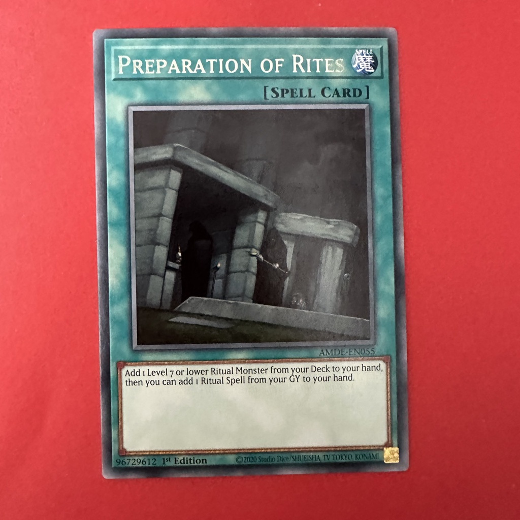 Preparation Of Rites