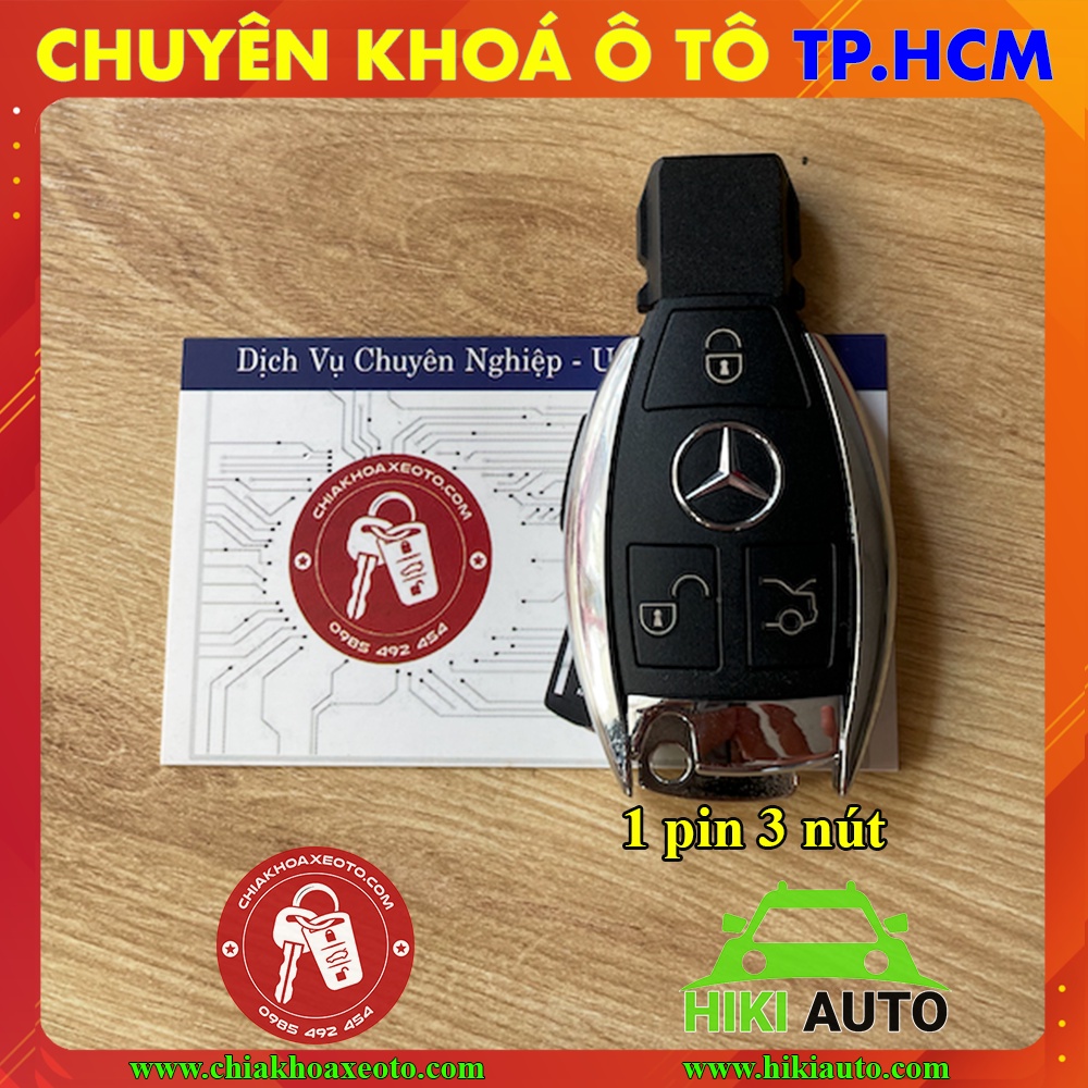 Vỏ chìa khoá Mercedes C E S GLC Class, Thay thế vỏ chìa khoá mới mang lại nét đẹp như thuở ban đầu mới mua xe