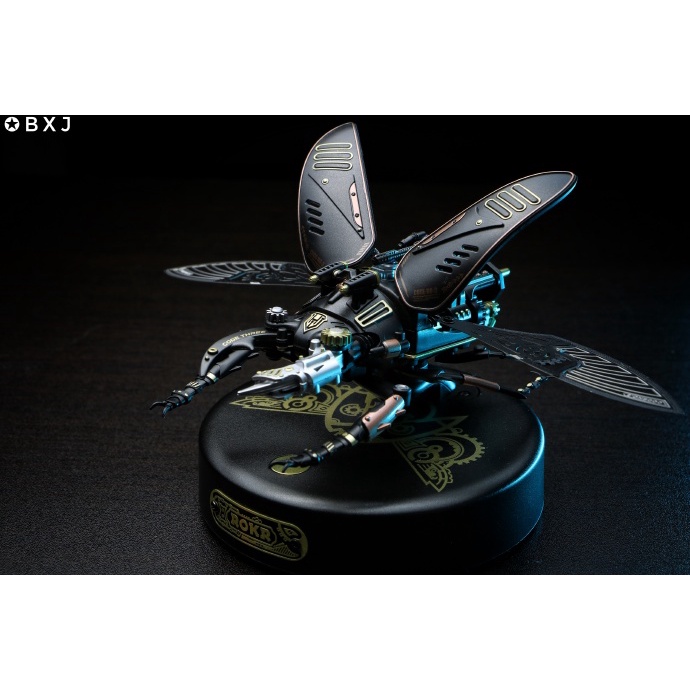 Mô Hình Lắp Ráp cơ khí ROBOTIME ROKR Bọ Cánh Cứng MI02 Scout Beetle, MI03  Storm Beetle DIY 3D Puzzle Có đèn LED
