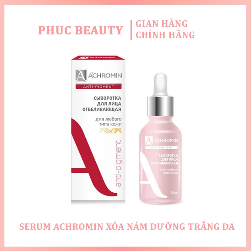 Serum Achromin của Nga 30ml xóa nám tàn nhang dưỡng trắng da hiệu quả nhanh chóng