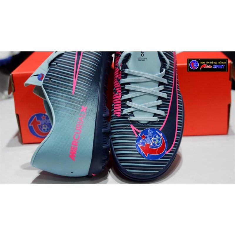 GIÀY đá bóng Mercurical Victory VI TF - XANH RIN KHÓI