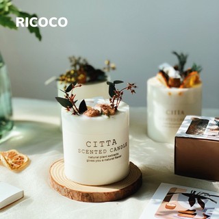 Nến thơm citta handmade hương thơm 4 mùa tự nhiên giảm stress giúp thư giãn decor phòng ricoco