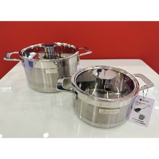 Nồi inox liền khối elmich hera el-8262 size 18cm, el-8265 size 22cm