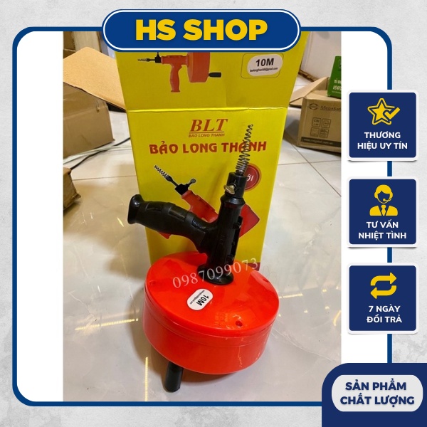 Dụng cụ thông cống có tay cầm (5m,8m,10m,12m,15m,18m) - Hàng Chính Hãng Tại Shop