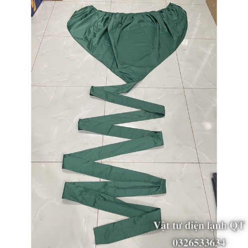 Túi vệ sinh máy lạnh cao cấp - Miệng 1.8 ->2.3m ,Đuôi 2.5 ->5m - Áo bạt trùm rửa điều hòa âm trần, treo tường