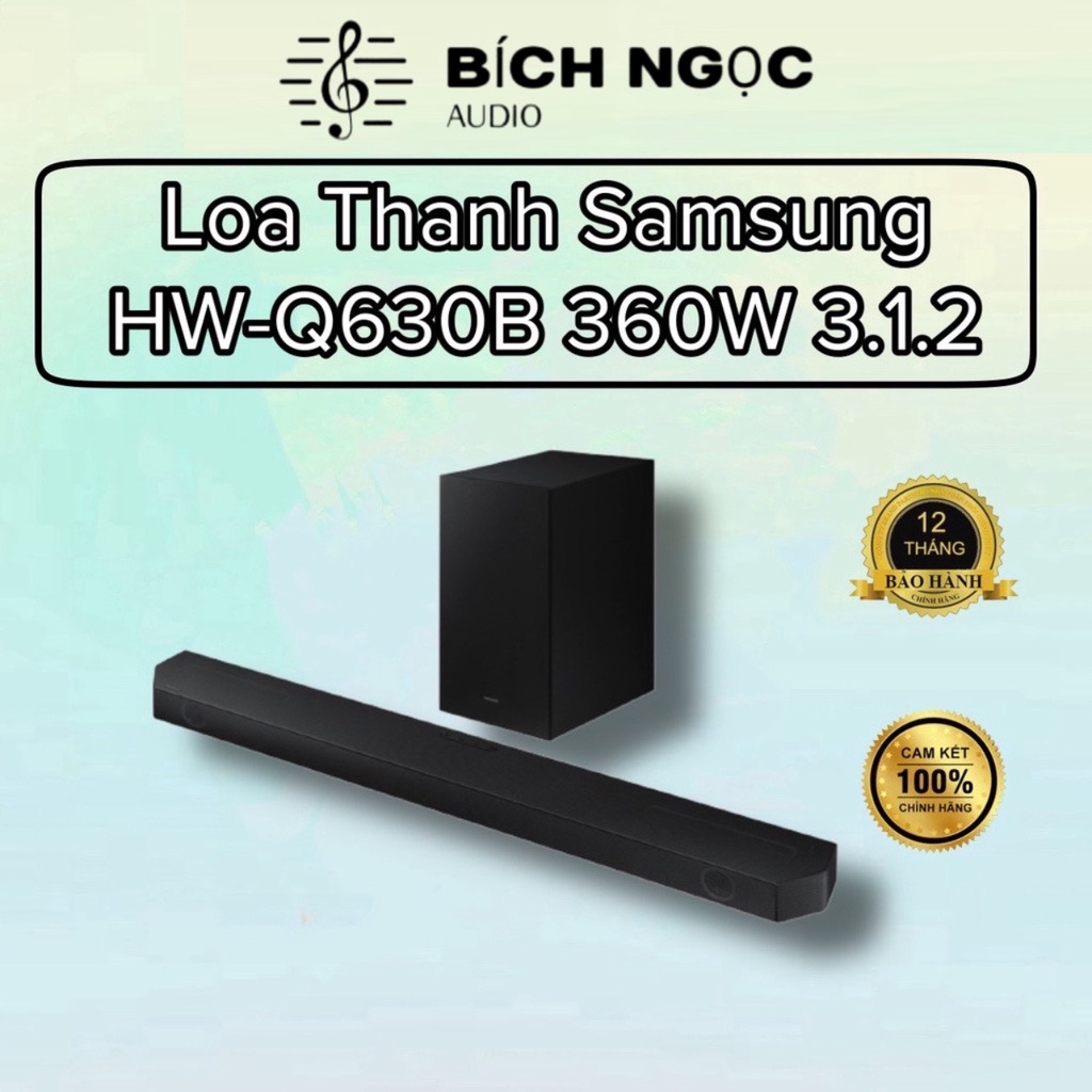 Loa Thanh Samsung Q-series Q630B Công Suất 360w 3.1.2 hàng chính hãng