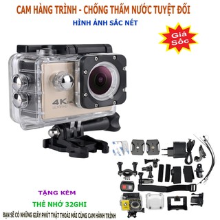 Camera hành trình Sport 4K UltraHD - Hỗ trợ kết nối WIFI, điều khiển Camera qua ứng dụng XDV chống nước, chống rung