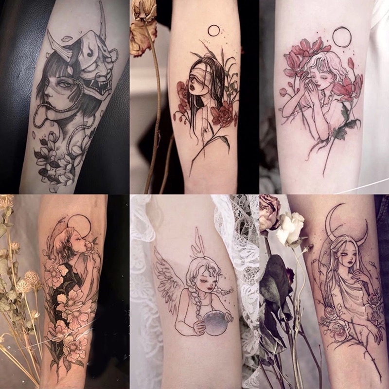 Hình xăm tatoo dán tạm thời (ngẫu nhiên)