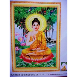 Tranh thêu chữ thập Phật thích ca LV3494 chưa thêu