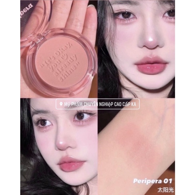 Phấn má hồng Peripera Pure Blushed Sunshine Cheek