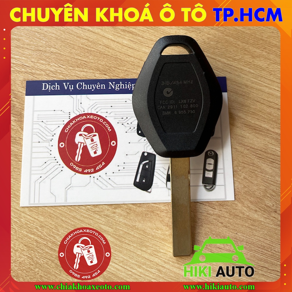 Vỏ chìa khoá BMW remote cấm lổ khởi động xe, Thay thế vỏ chìa khoá BMW mang lại nét đẹp như thuở ban