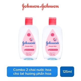 Combo 2 Chai Nước Hoa Cho Bé Johnson s Baby Cologne Hương Phấn Hoa Power