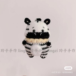 móc khoá thú len handmade