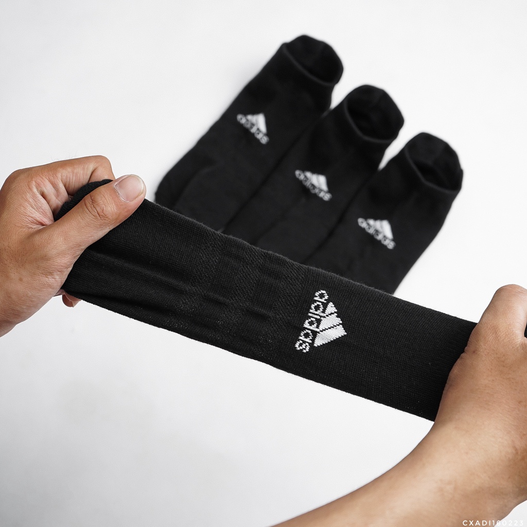 Set 6 Đôi Vớ Cổ ngắn thể thao với chất liệu cotton cao cấp, thấm hút tốt AD12