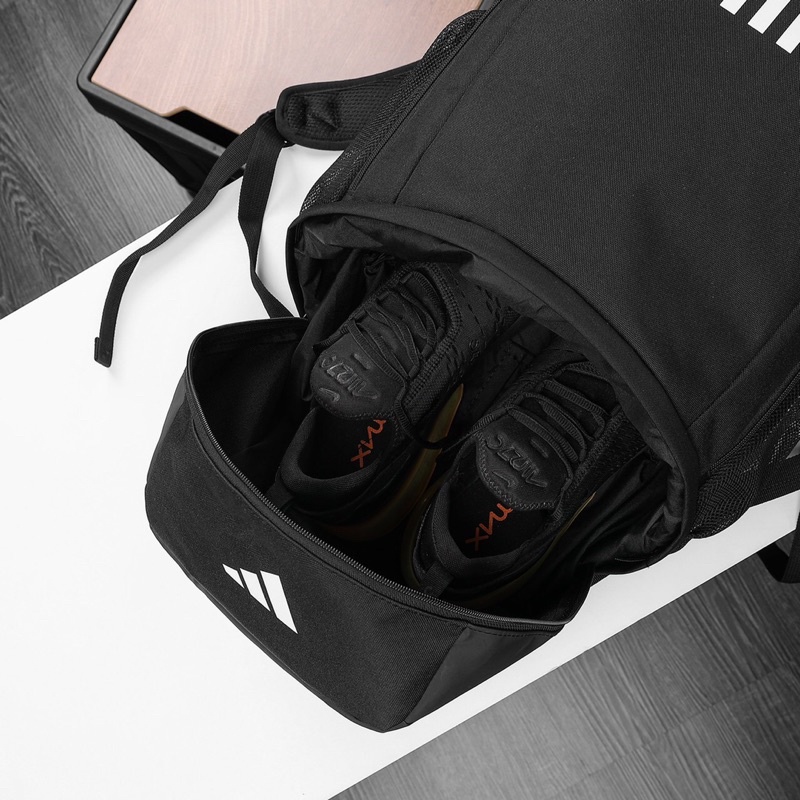 Balo Sport có ngăn giày riêng Tiro 23 League Black