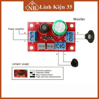 Module phân tần loa mini 2 kênh