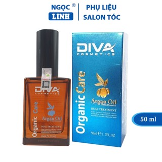Tinh dầu dưỡng tóc uốn Diva Argan Oil 50ml chính hãng giữ nếp bóng mượt