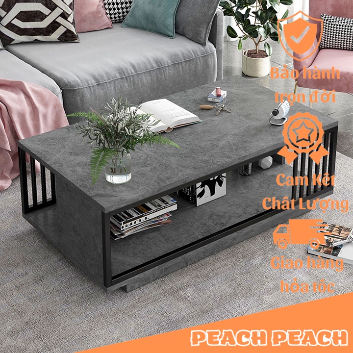 Bàn Trà SOFA Phòng Khách PEACH (SF02) Với Họa Tiết Vân Mây Cẩm Thạch Sang Trọng | BigBuy360 - bigbuy360.vn