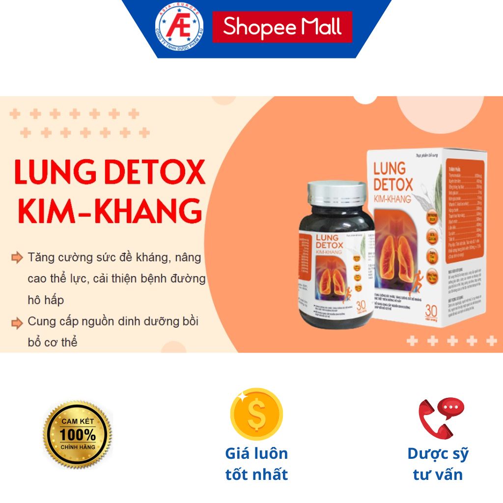 Thực phẩm bổ sung LUNG DETOX KIM KHANG