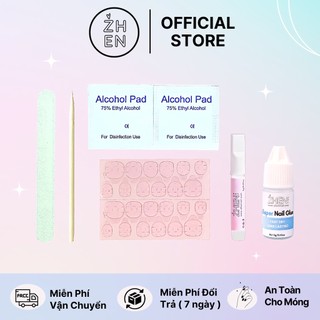 Set 5 món phụ kiện gắn nailbox tiện lợi , Combo dụng cụ gắn móng tay giả