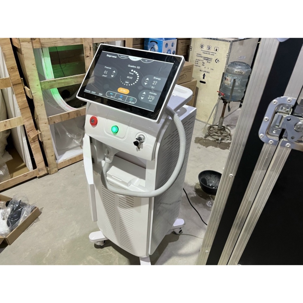 BH 24 tháng-Siêu phẩm triệt lông. Máy triệt lông Diose laser 808 Soprano titanium 1 tay cầm