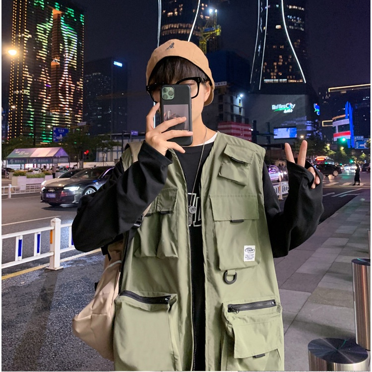 Áo Khoác Gile Cho Nam Kiểu Dáng Hàn Quốc Trẻ Trung Năng Động