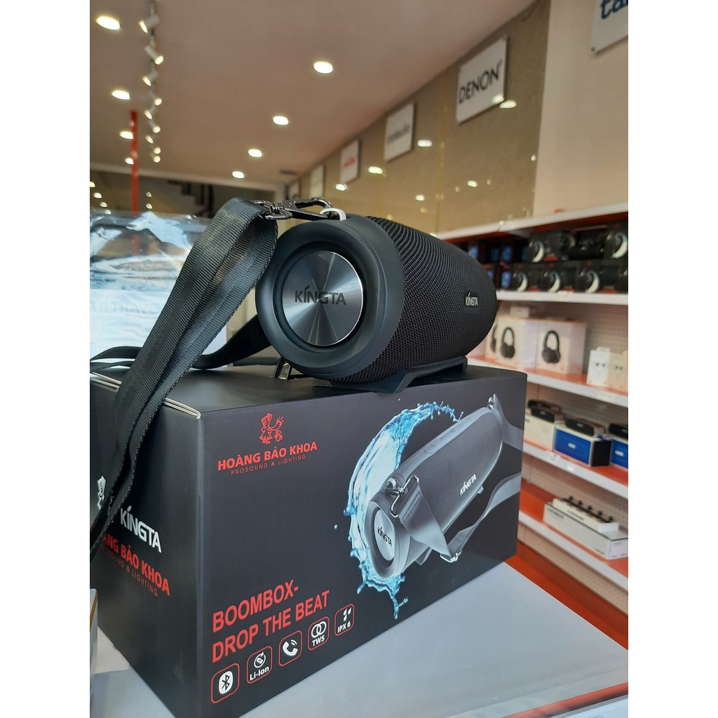 H1 Loa Bluetooth Kingta -Loa 30W kiêm sạc dự phòng -Kháng Nước Tiêu Chuẩn Water IPX7