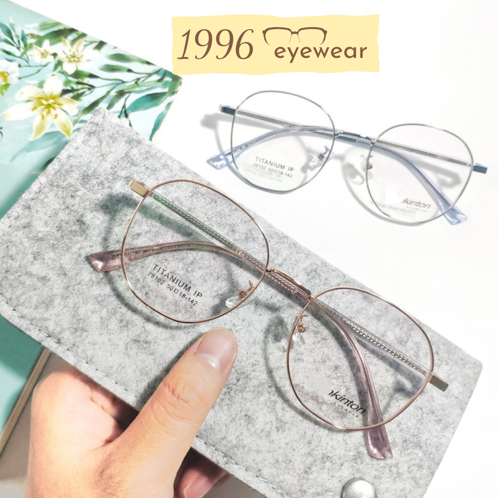 Gọng kính mắt kim loại nam nữ 1996eyewear kính cận,kính không độ