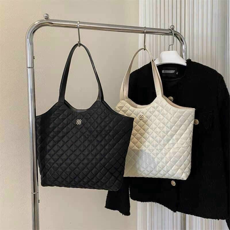 Túi Tote Nữ Đeo Vai Trần Trám Vải Dù, Túi Xách Nữ Công Sở Size To