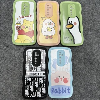 Case ốp lưng Oppo Reno 2F / 2Z dẻo nhiều hình siêu dễ thương viền lượn sóng bảo vệ camera