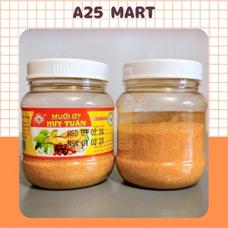 Muối ớt huy tuấn hũ 120g - muối chấm hoa quả
