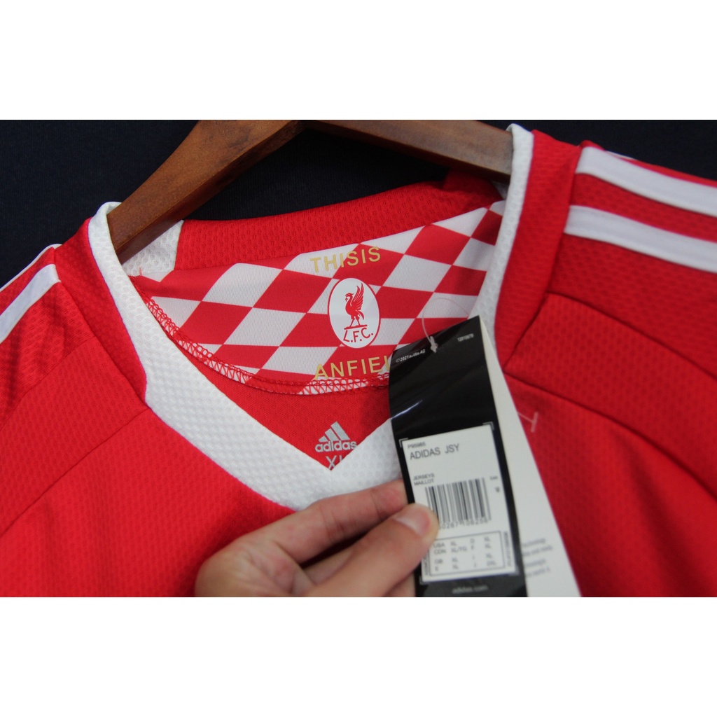 Bộ áo đấu Liverpool 2008 classic -  màu đỏ huyền thoại