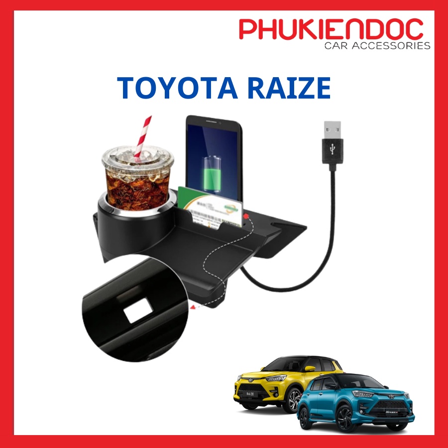 Khay ly Toyota Raize 2020 - 2023 nhập khẩu