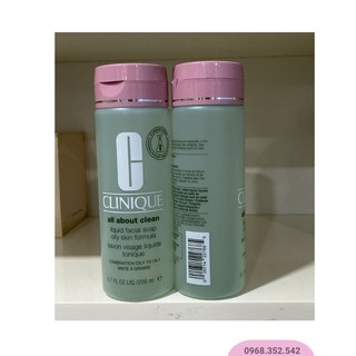 Sữa Rửa Mặt Cho Da Dầu Clinique 200ml