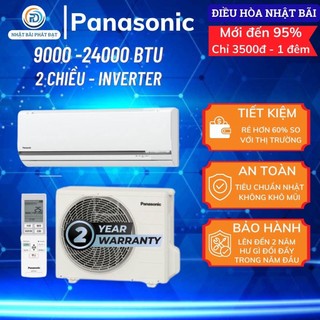 Điều hòa máy lạnh Panasonic từ 9000btu đến 24000btu nội địa Nhật máy 2 chiều inverter Nhật Bãi Phát Đạt