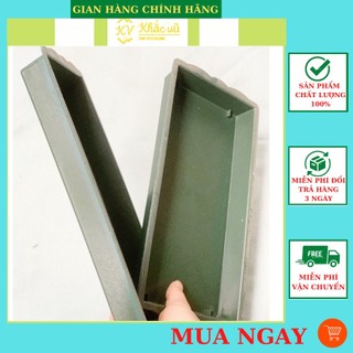 Khay nhựa chữ nhật cắm hoa để bàn - 1 viên xốp 1 khay