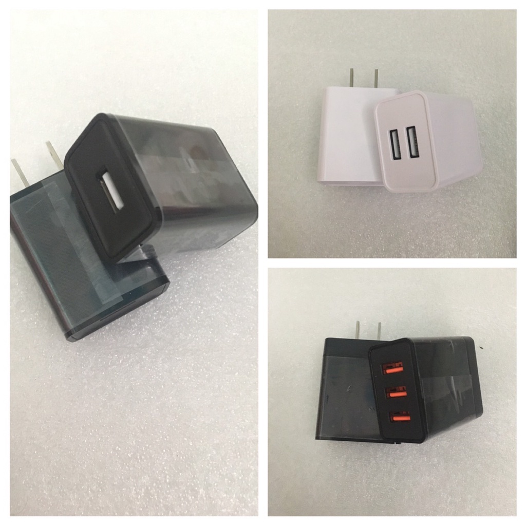 Củ sạc 5v-2A sạc nhanh - cốc sạc 5v 2A cho các dòng điện thoại ( 1 cổng -2 cổng - 3 cổng )