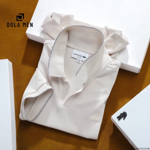 Áo Thun Nam POLO LACOSTE BASIC TRƠN Không Nút Vải Dày Không Xù Không Nhăn Hàng Chuẩn Hãng Cao Cấp Dolamen