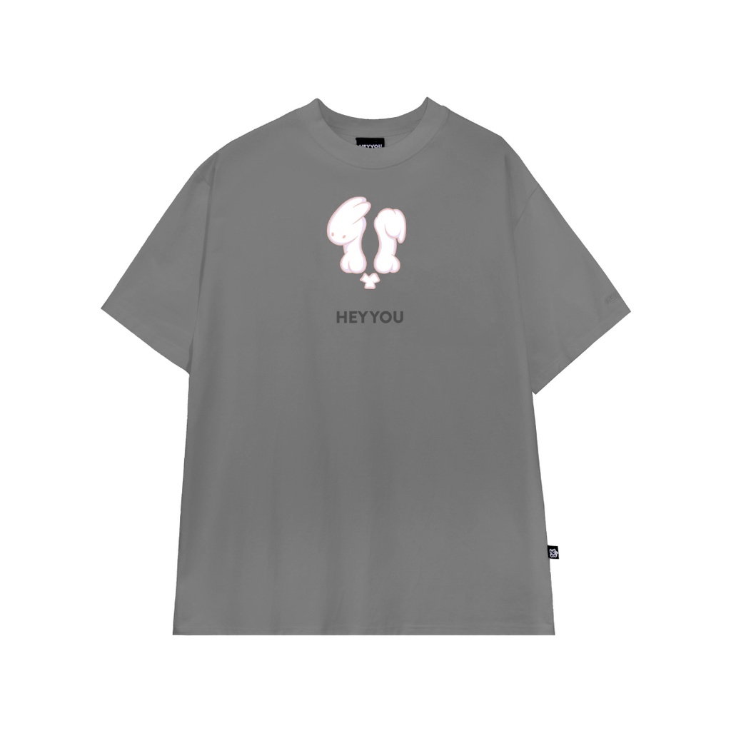 Áo thun Heyyou! Logo Version Bunny Gray