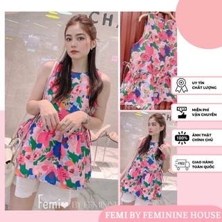 Áo Hoa Nhí Peplum, áo kiểu xinh, áo hoa xinh diện hè, áo xinh