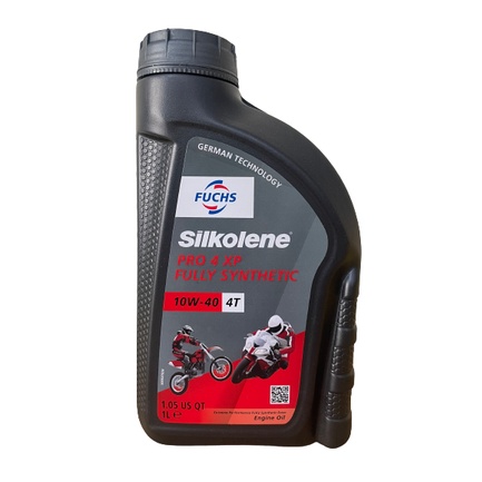 Fuchs Silkolene Pro XP nhớt tổng hợp siêu cao cấp cho xe số, côn tay moto - Sản xuất tại Anh
