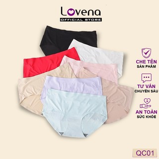 Quần lót nữ thun lạnh đúc su cotton không viền lovena qc01